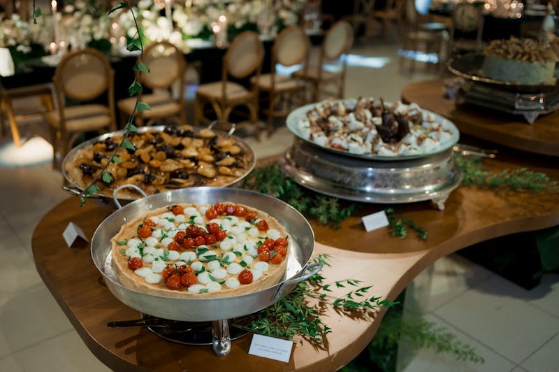 Restaurant catering setup
